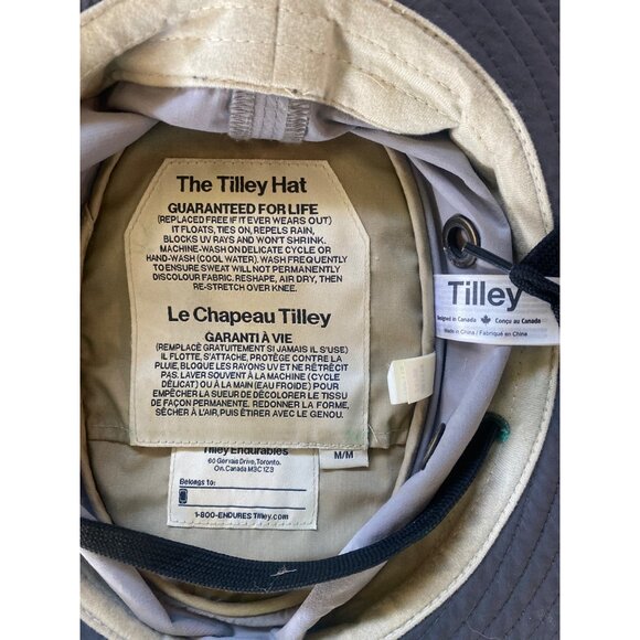 Tilley Nomad Hat Vintage, Hard to Find, 2 Tone Gray, Medium 57 CM main image 13